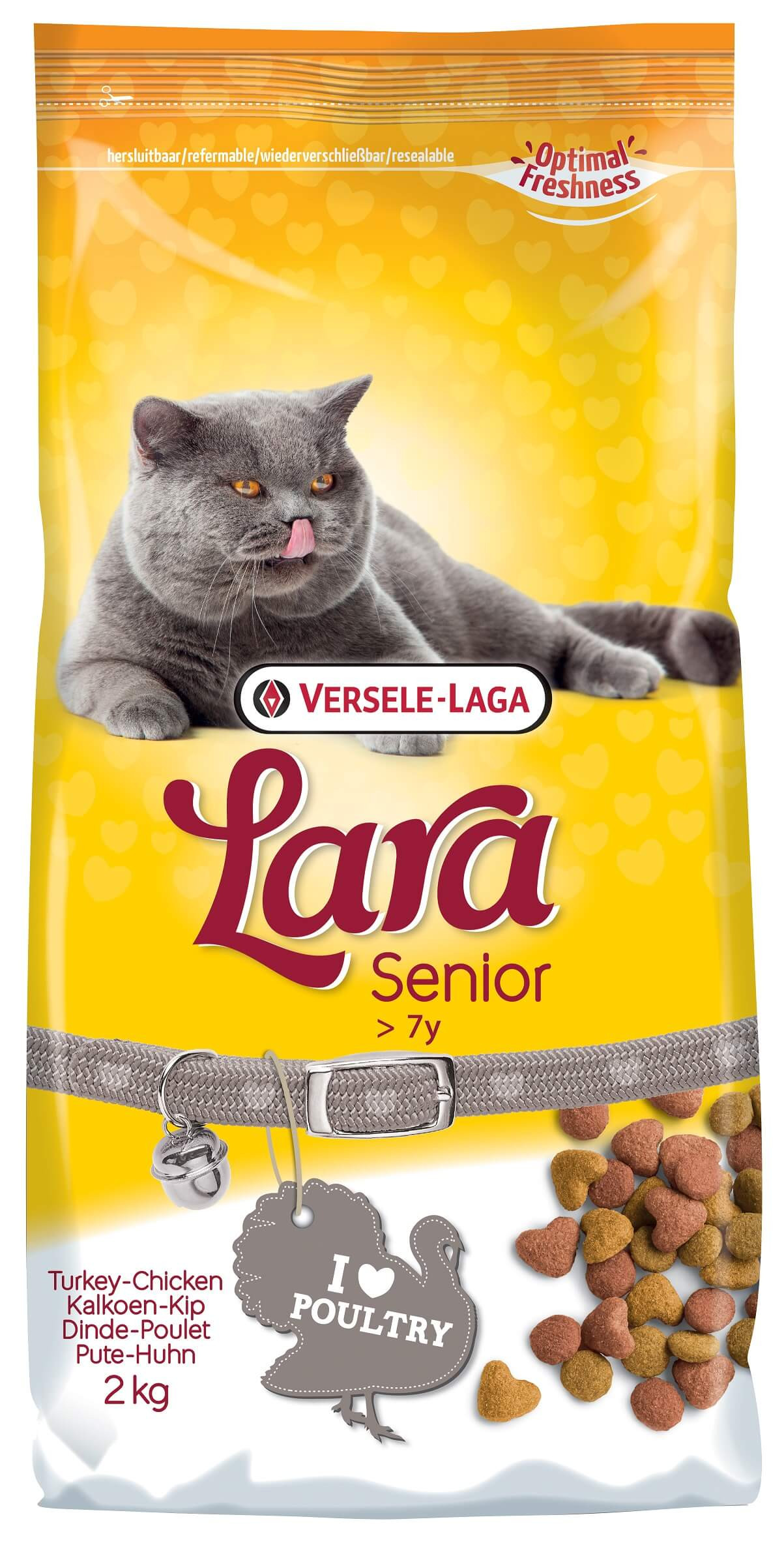 Versele-Laga Lara Senior Huhn mit Pute Katzenfutter