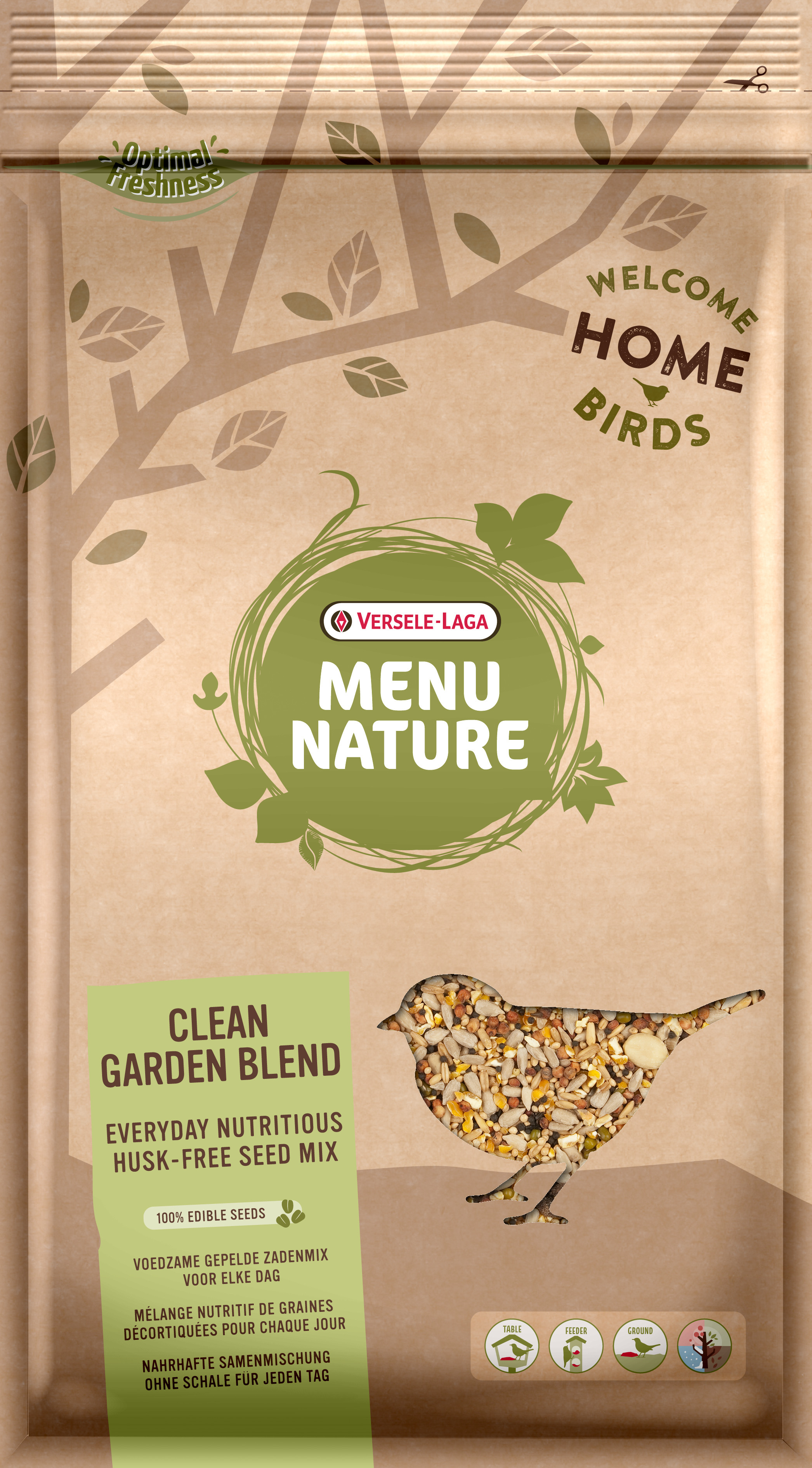 Versele-Laga Menu Nature Clean Garden Blend Samenmischung Streufutter für Gartenvögel