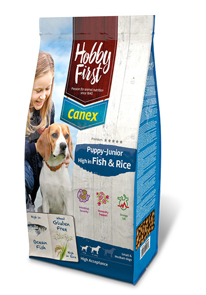 HobbyFirst Canex Puppy-Junior High in Vis & Rijst