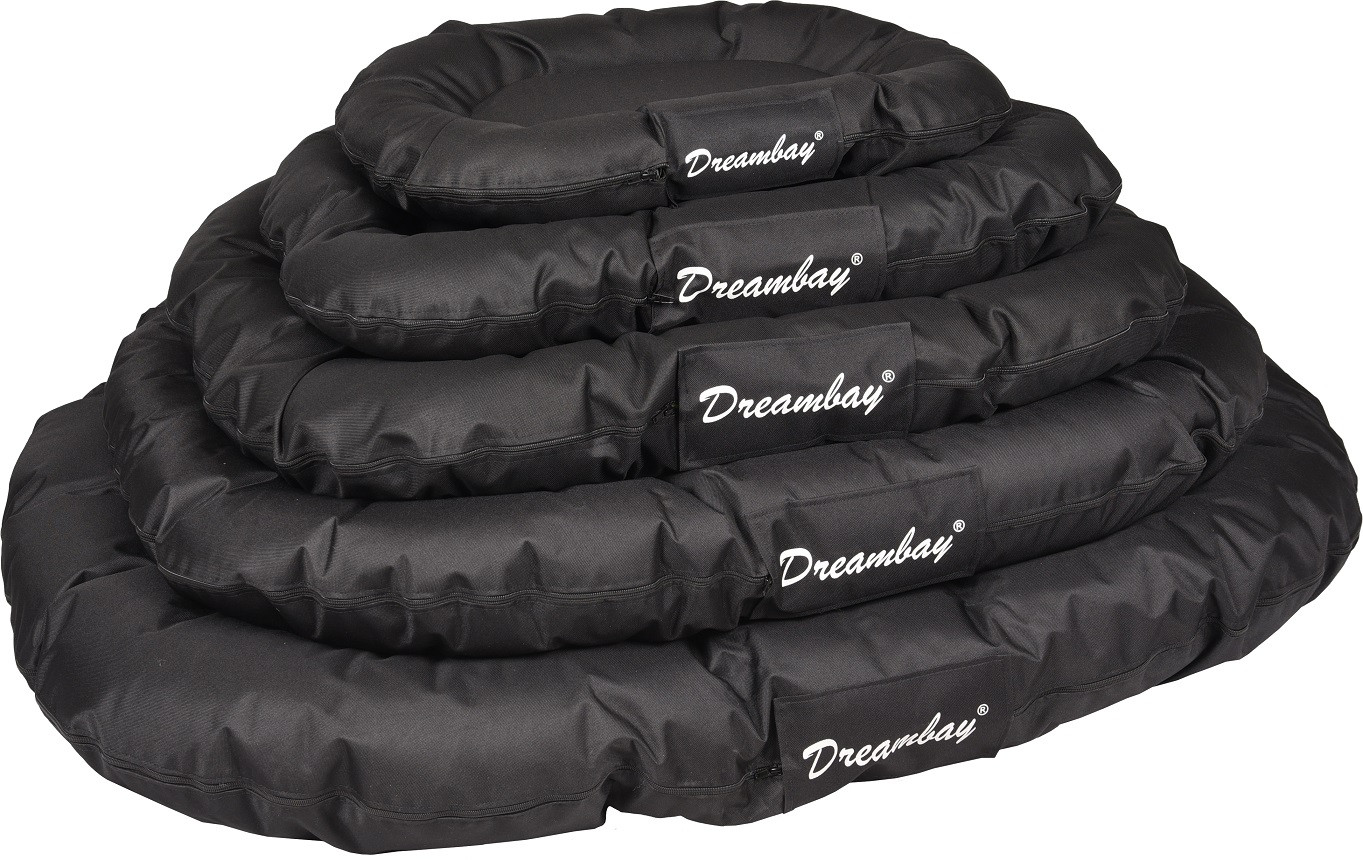 Hundekissen Dreambay Schwarz Rund