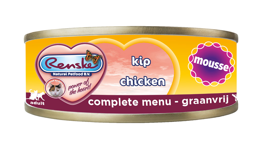 Renske Mousse Hühnchen Katzen-Nassfutter (70 gr)