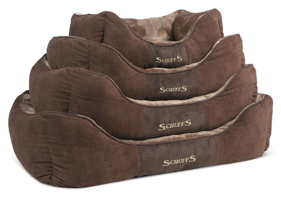 Scruffs Chester Box Bed hondenmand Chocolate