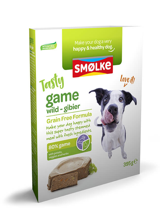 Smølke Tasty Game vers gestoomd wild nat hondenvoer