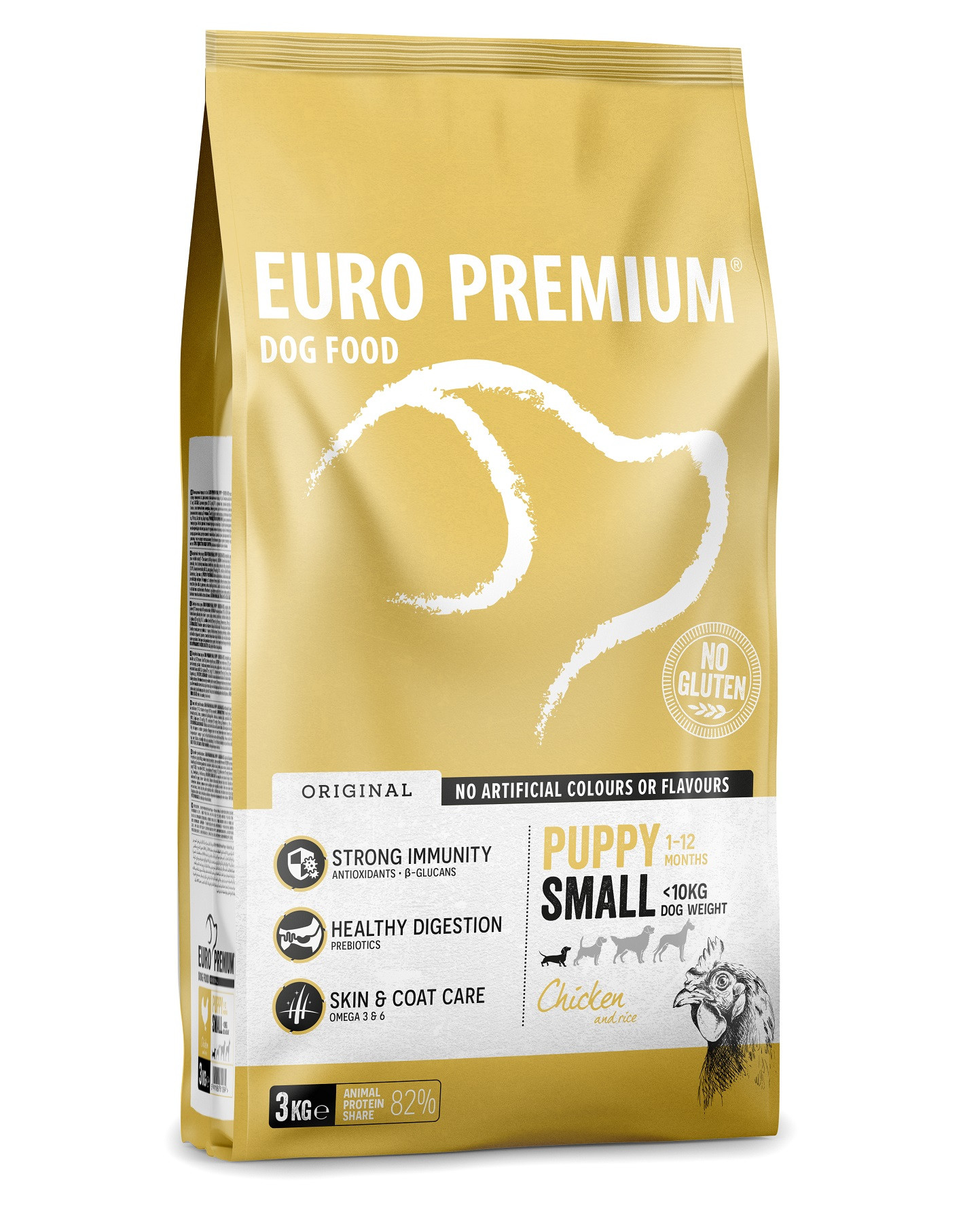 Euro Premium Puppy Small Huhn & Reis Hundefutter