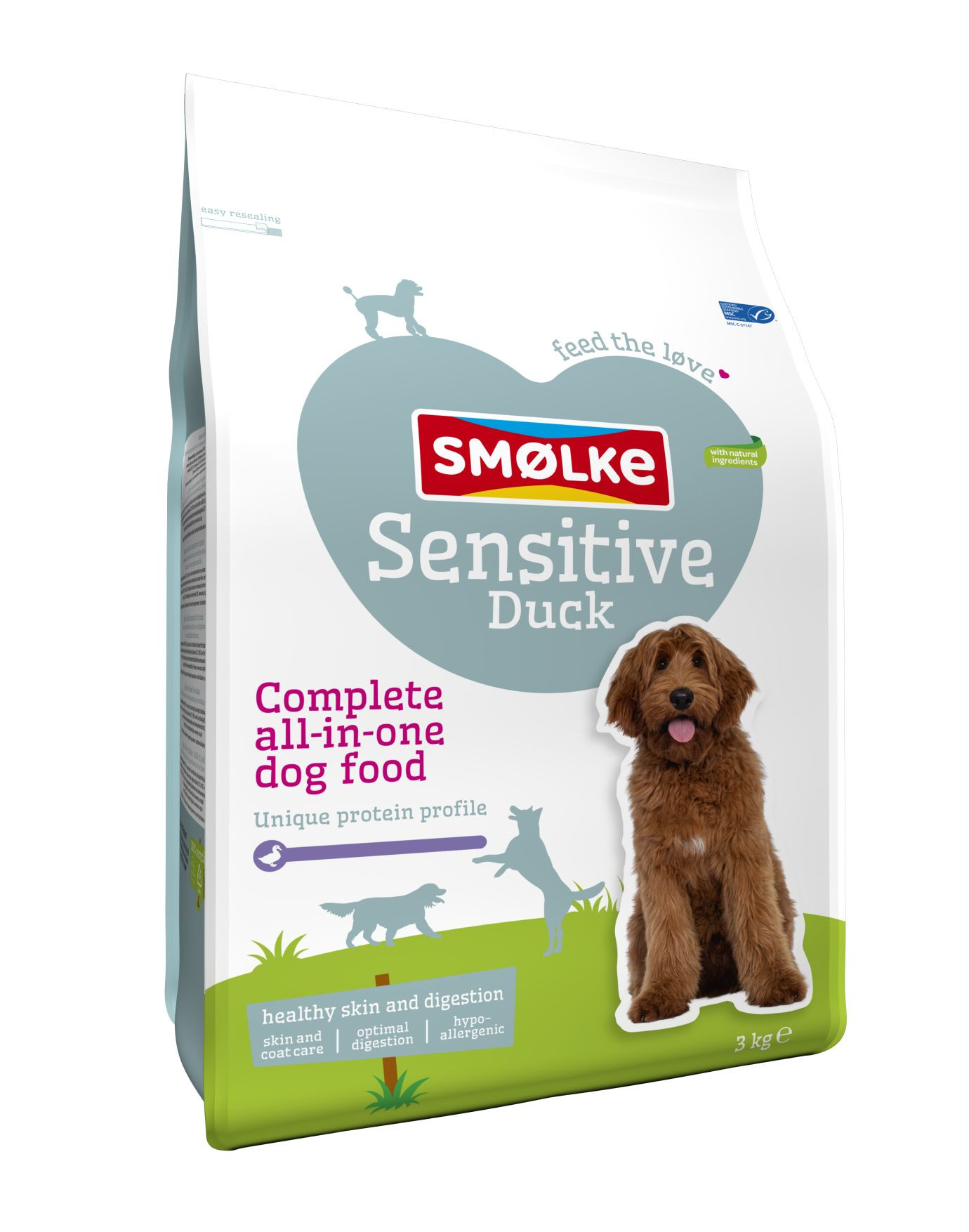 Smølke Sensitive Healthy Skin and Digestion eend hondenvoer