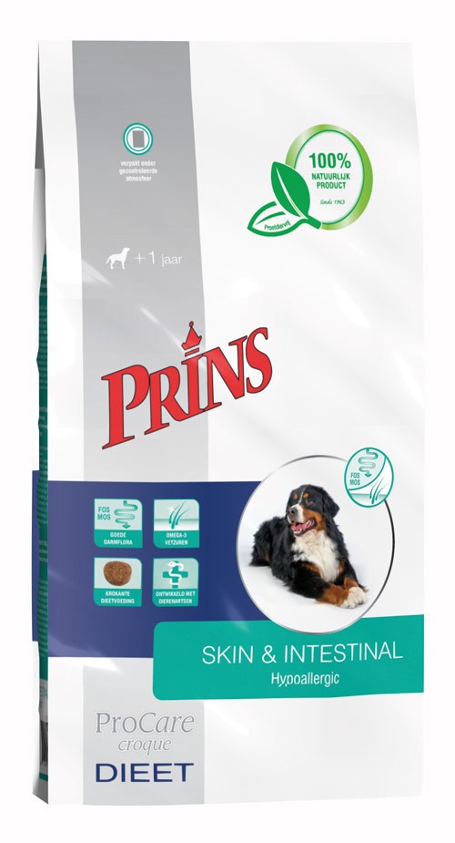 Prins Procare Croque Dieet Skin & Intestinal Hypoallergic voor de hond