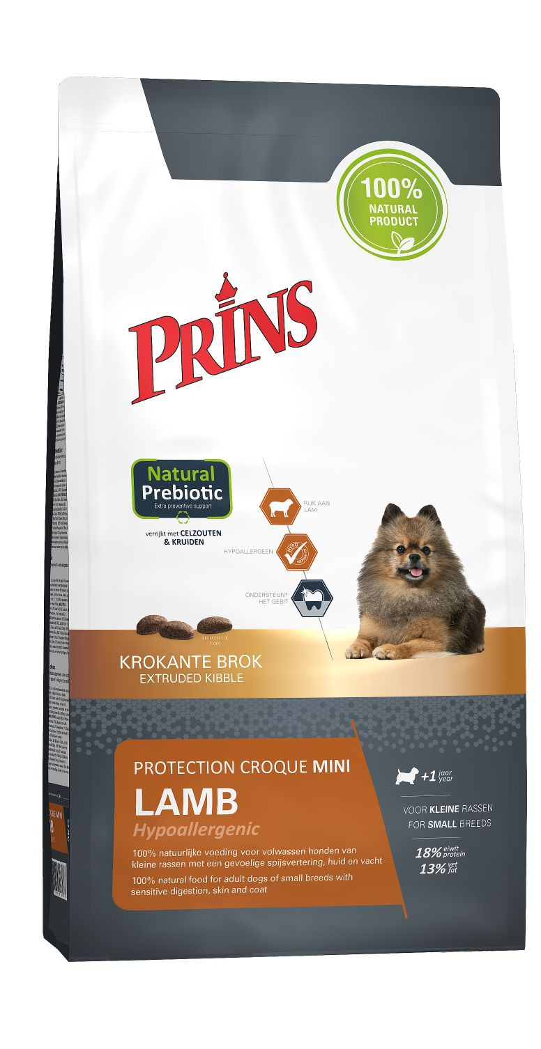 Prins Protection Croque Mini Hypoallergenic met lam hondenvoer