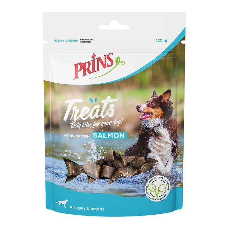 Prins Treats Salmon hondensnack (120g)