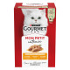 Gourmet Mon Petit Intense mit Gefügel Nassfutter Katze