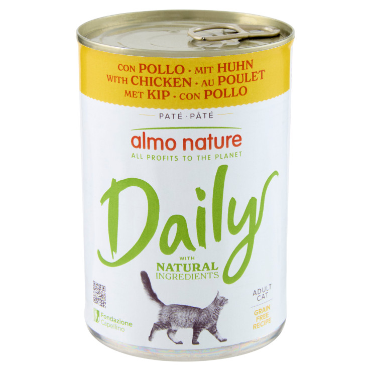 Almo Nature Daily mit Huhn Katzen-Nassfutter (400 g)