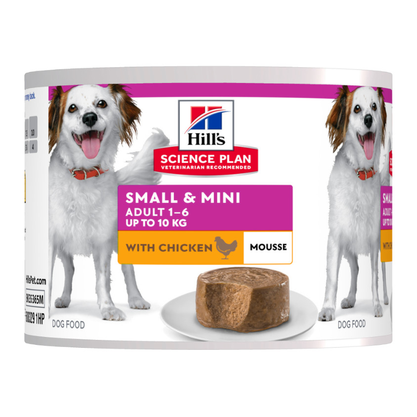 Hill's Adult Small & Mini mousse met kip natvoer hond