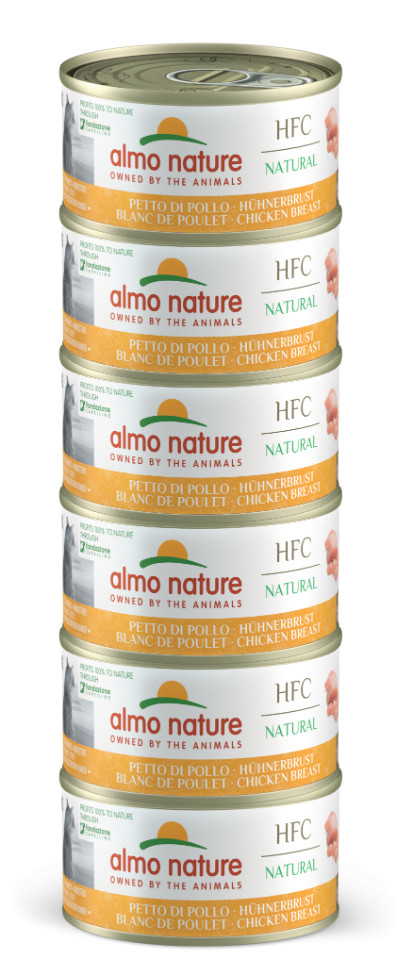 Almo Nature HFC Natural Hähnchenbrust Katzen-Nassfutter (70 g)