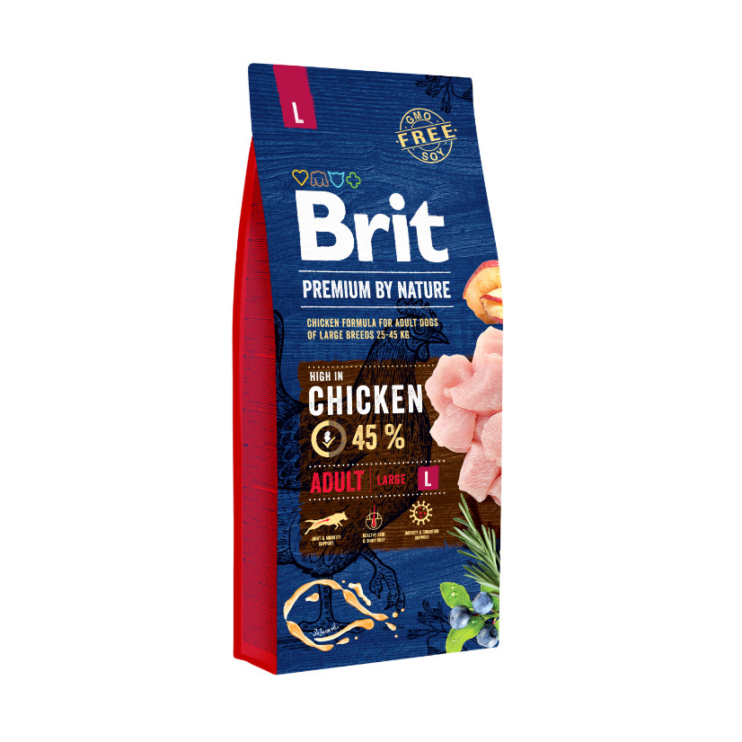 Brit Premium by Nature Adult L hondenvoer