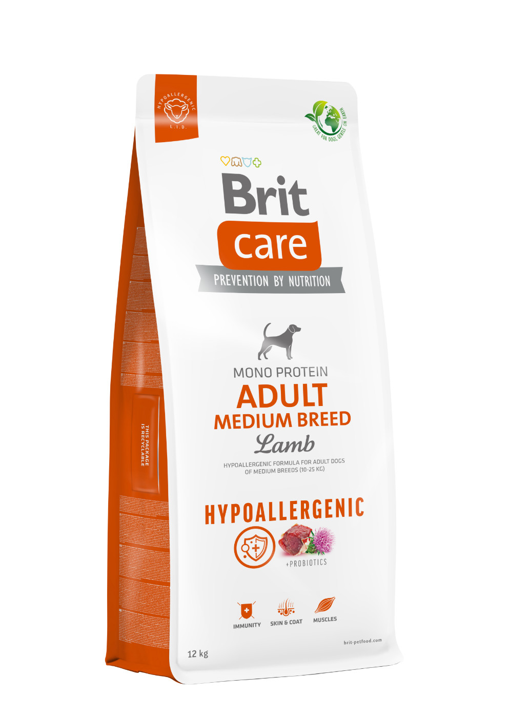 Brit Care Hypoallergenic Adult Medium Breed hondenvoer