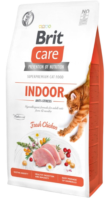 Brit Care Indoor Anti-stress kattenvoer