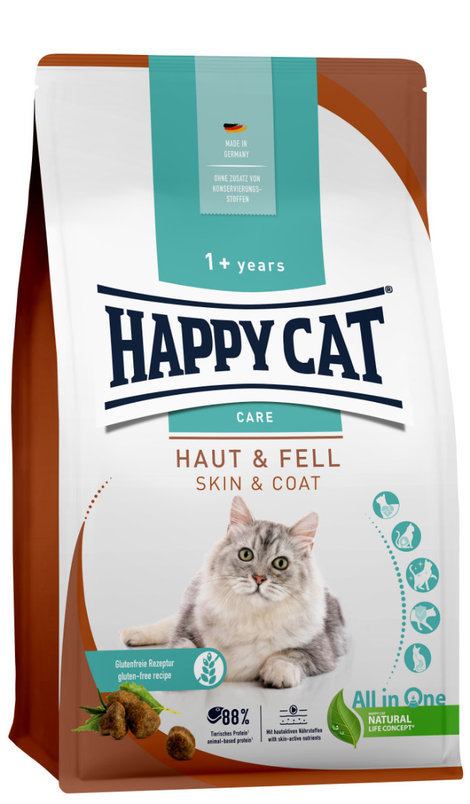 Happy Cat Adult Sensitive Huid & Vacht kattenvoer